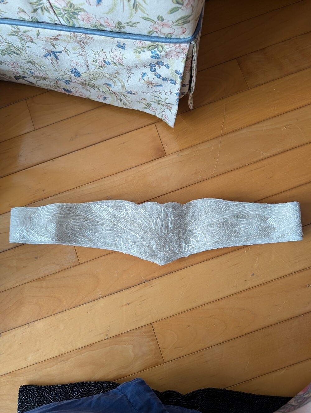 Vtg Beaded Belt